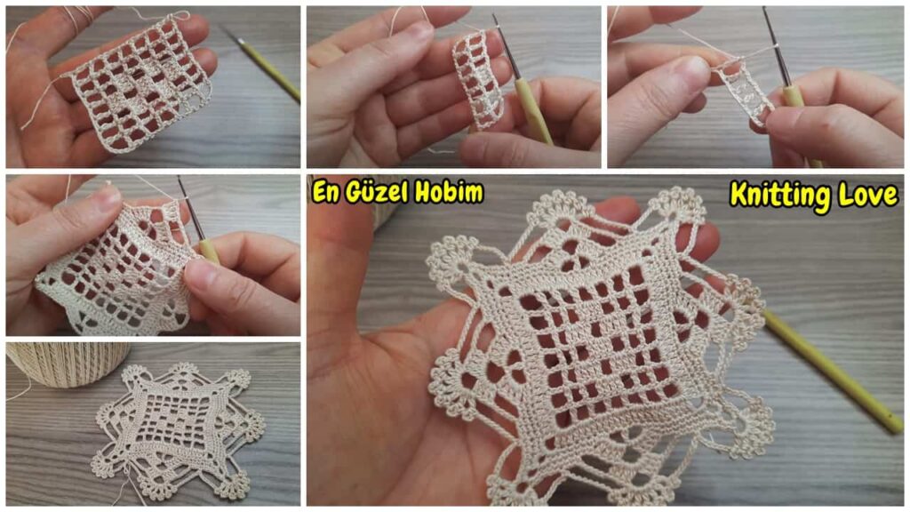 Yapımı Çok Kolay Gösterişli Tığ İşi Örgü Modelleri