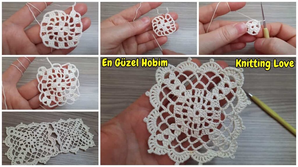 Kare Tığ işi Yapımı Kolay Şahane Örgü Modeli