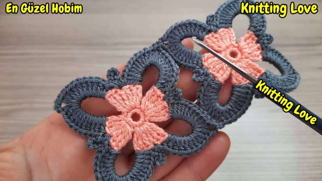 yeni Muhteşem Kare Birleştirme Tığ İşi Örgü Modeli Yapımı