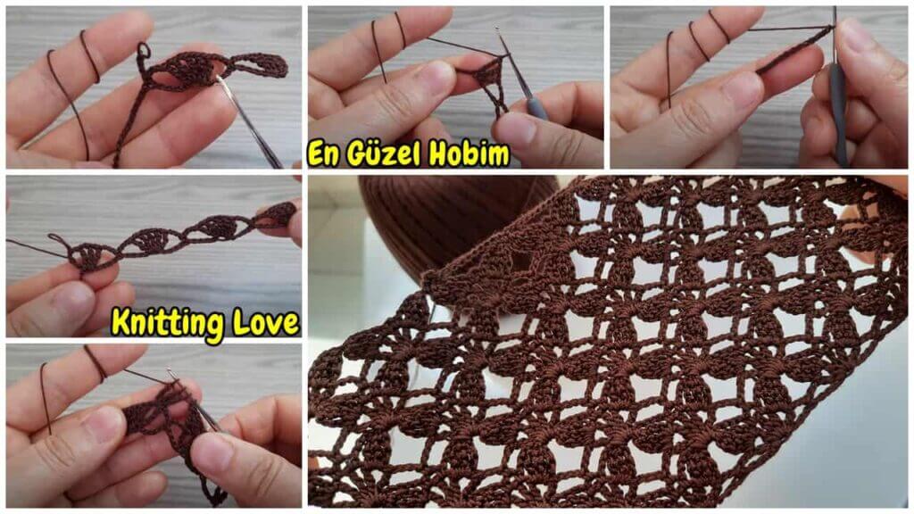 Yepyeni Tığ İşi Muhteşem Örgü Modeli Yapımı