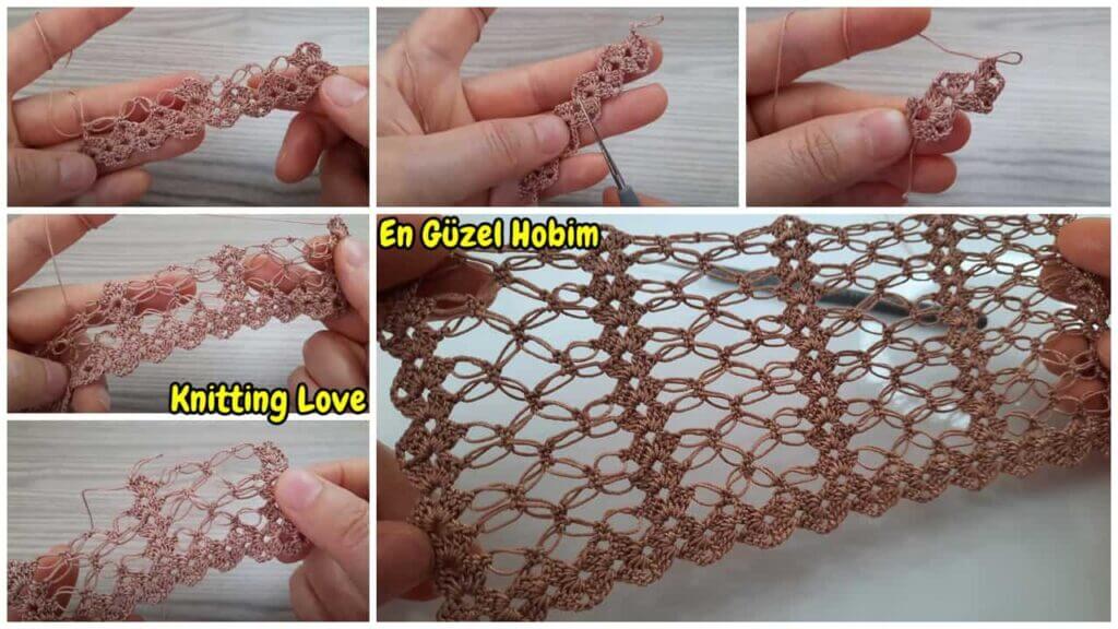 Yapımı Kolay Çok Güzel Tığ İşi Örgü Modeli | Yeni ve Zarif Crochet Örgü Deseni