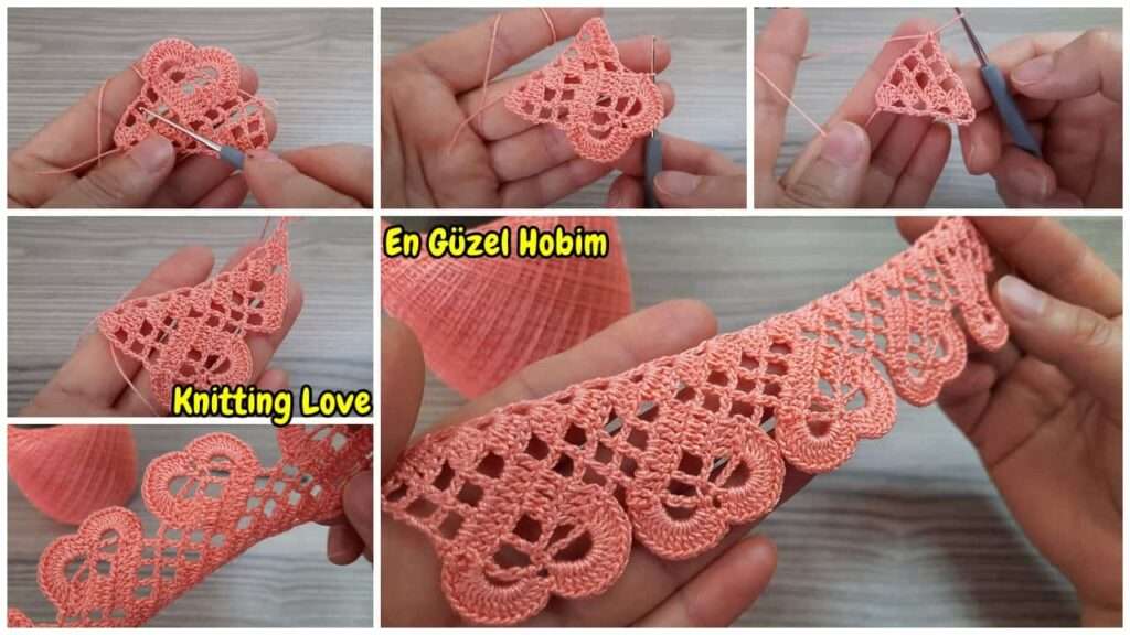 Göz Alıcı Kenar Ve Uç Örgülere Tığ İşi Örgü Modeli