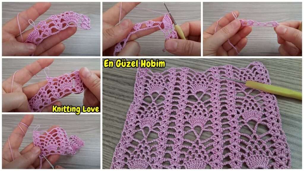 Fantastik Delikli Tığ İşi Örgü Modeli Yapımı