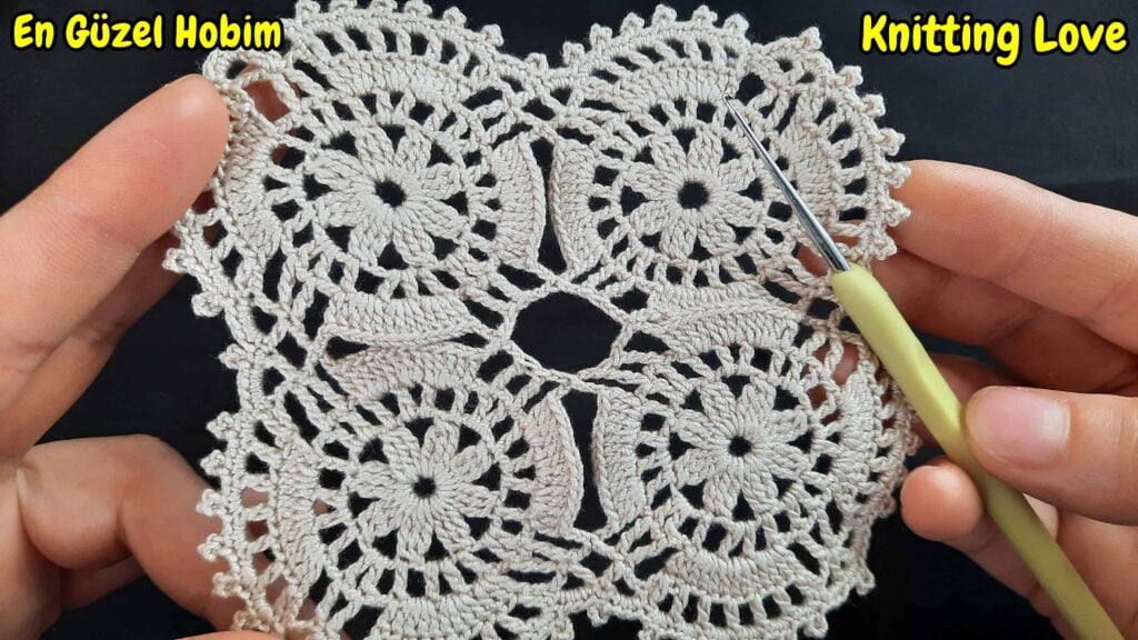 tığ işi örgü modeli yapımı