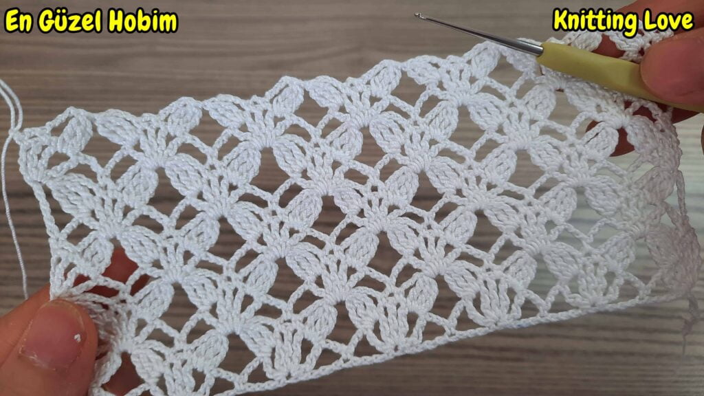 Kolay ve Şık Tığ İşi Örgü Modeli Yapımı