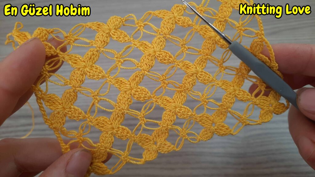 Muhteşem Bataklık Sarmaşıkları Tığ İşi Örgü Örneği