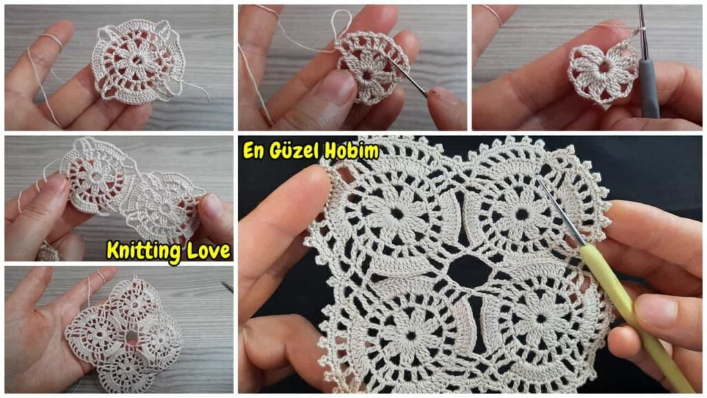 Yaparken Zevk Alacağınız Tığ İşi Örgü Modeli Yapımı