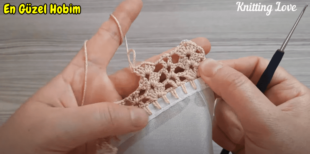 Çeyizlik Sehpa Örtüsü Tığ İşi Örgü Modeli Yapımı