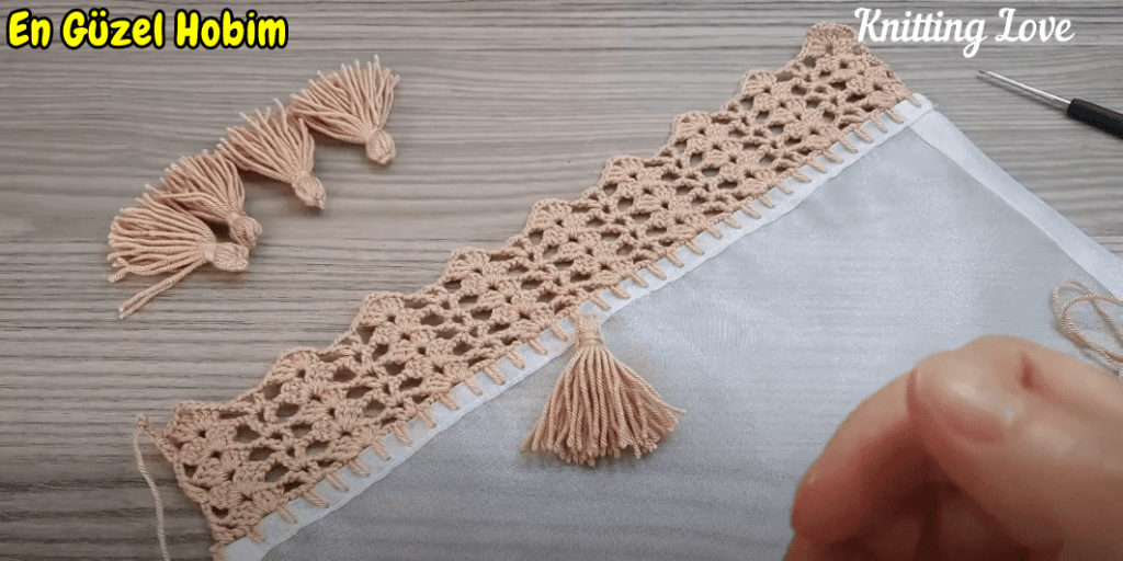 Çeyizlik Sehpa Örtüsü Tığ İşi Örgü Modeli Yapımı