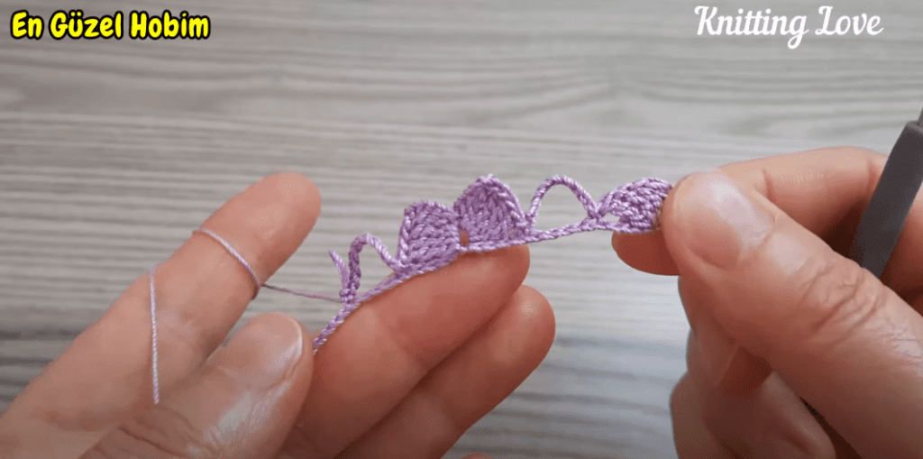 Harika Tığ İşi Örgü Modeli Deseni Yapımı