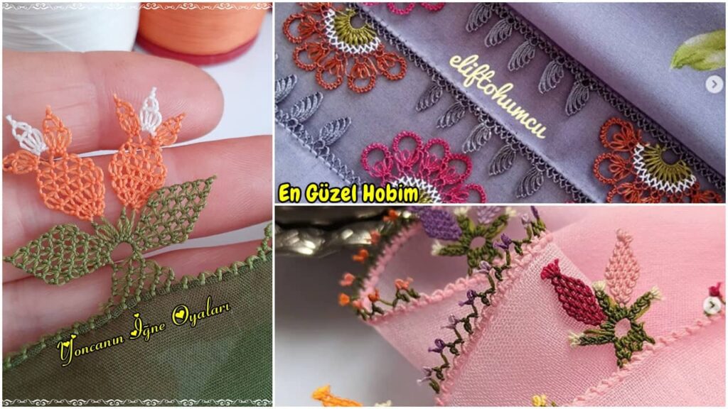 Tiril Tiril Yazmalara Şahane İğne Oyası Modelleri