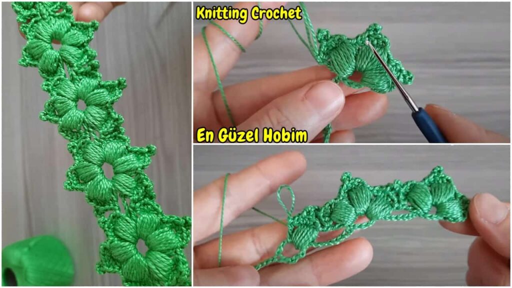 Yıldız Çiçeği Şahane Tığ İşi Örgü Modeli