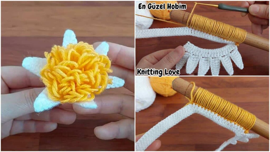 Çok Kullanışlı Oklava Tığ İşi Örgü Motifi | Pratik ve Şık Örgü Modeli