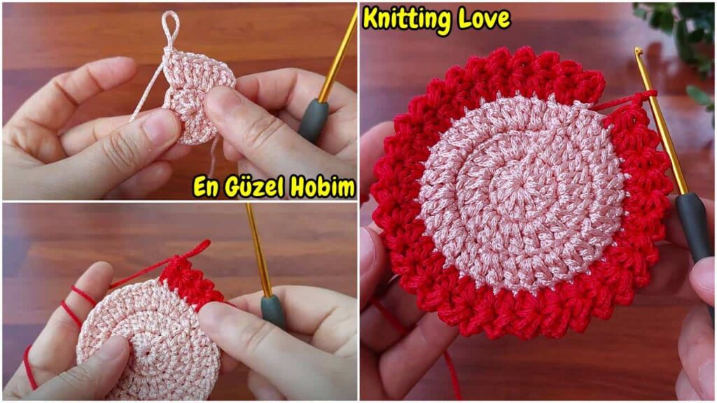 Muhteşem Bardak Altlığı Tığ İşi Örgü Modeli | Pratik ve Zarif Bardak Altlığı