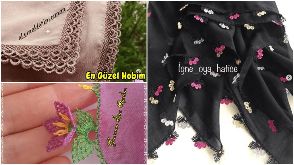 Güzelliği ile İlgi Çeken Yeni İğne Oyası Modelleri| Zarif ve Trend Yazma Kenarı Oyaları