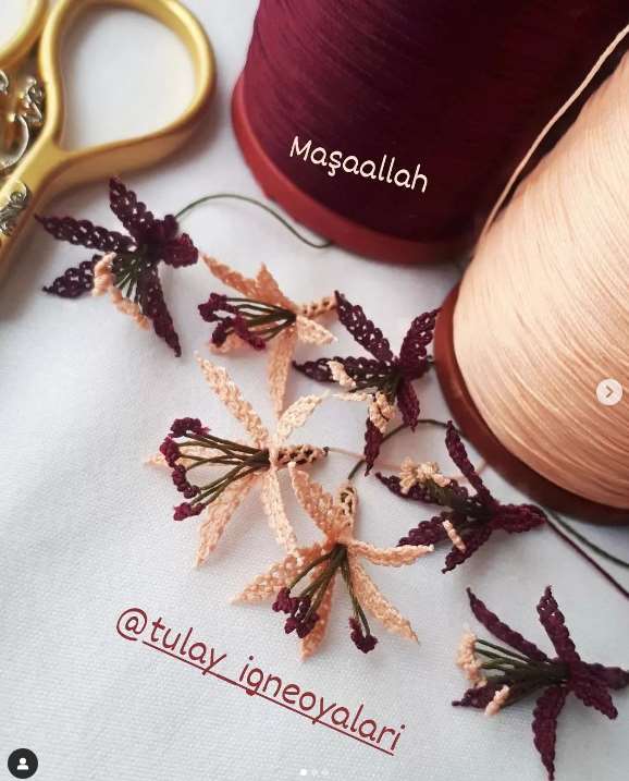 düz iğne oyası modelleri