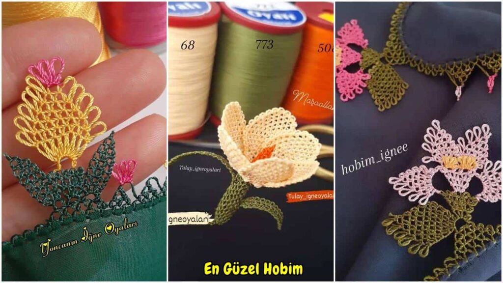 Çok Popüler, Hem Şık Hem Kolay İğne Oyası Modelleri | Trend ve Zarif Oya Örnekleri