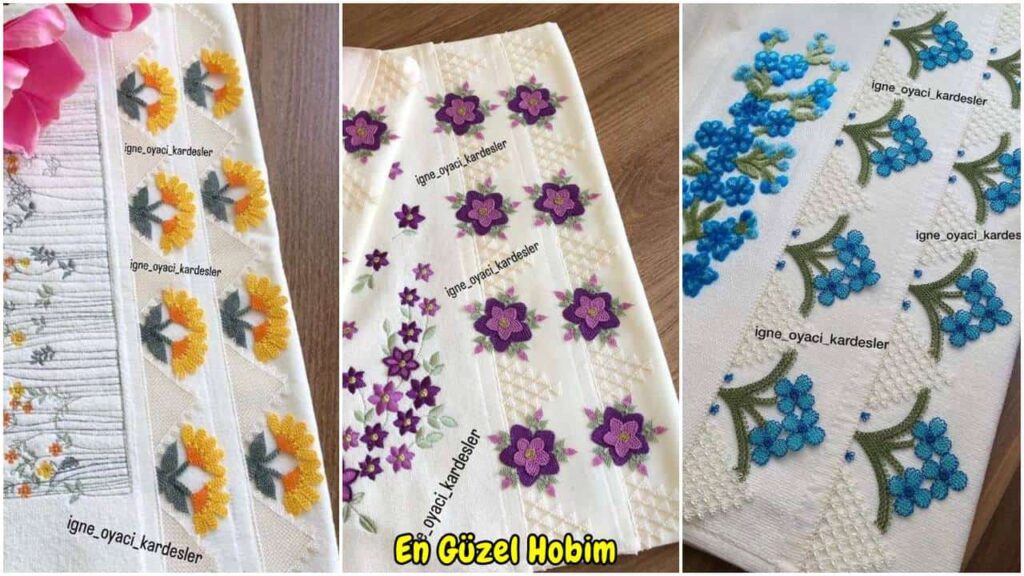 Havlu Kenarı İçin En Göz Alıcı İğne Oyası Modelleri | Zarif ve Gösterişli Oya Örnekleri