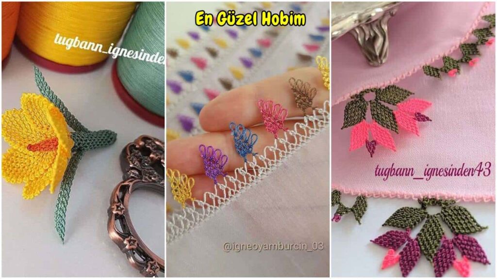 Son Çıkan En Göz Alıcı İğne Oyası Modelleri | Yeni Trend Yazma Kenarı Oyaları