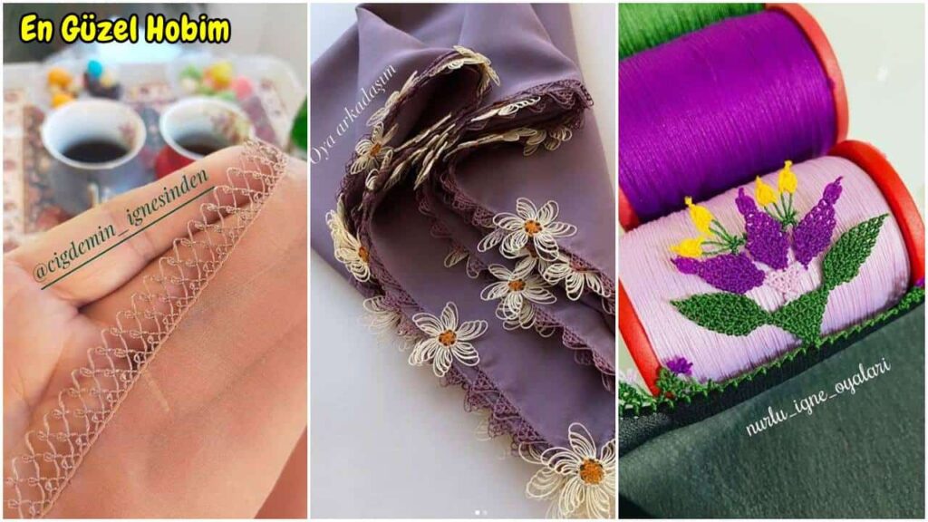 Çıtı Pıtı Şahane İğne Oyası Modelleri | Zarif Yazma ve Tülbent Kenarı Oyaları