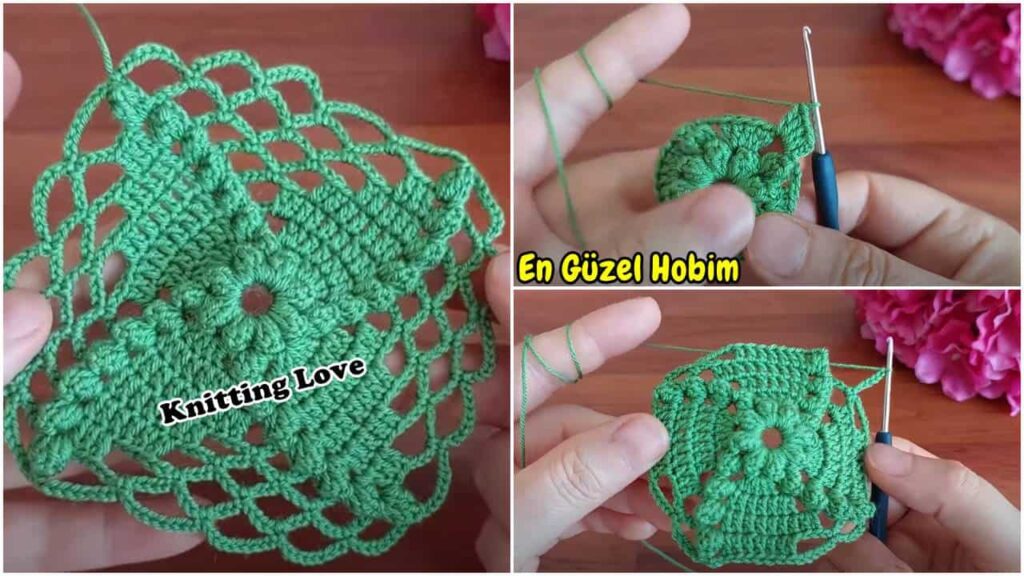 Tığ İşi Örgü Masa Örtüsü ve Sehpa Örtüsü Modelleri | Kolay Dantel Anlatımı