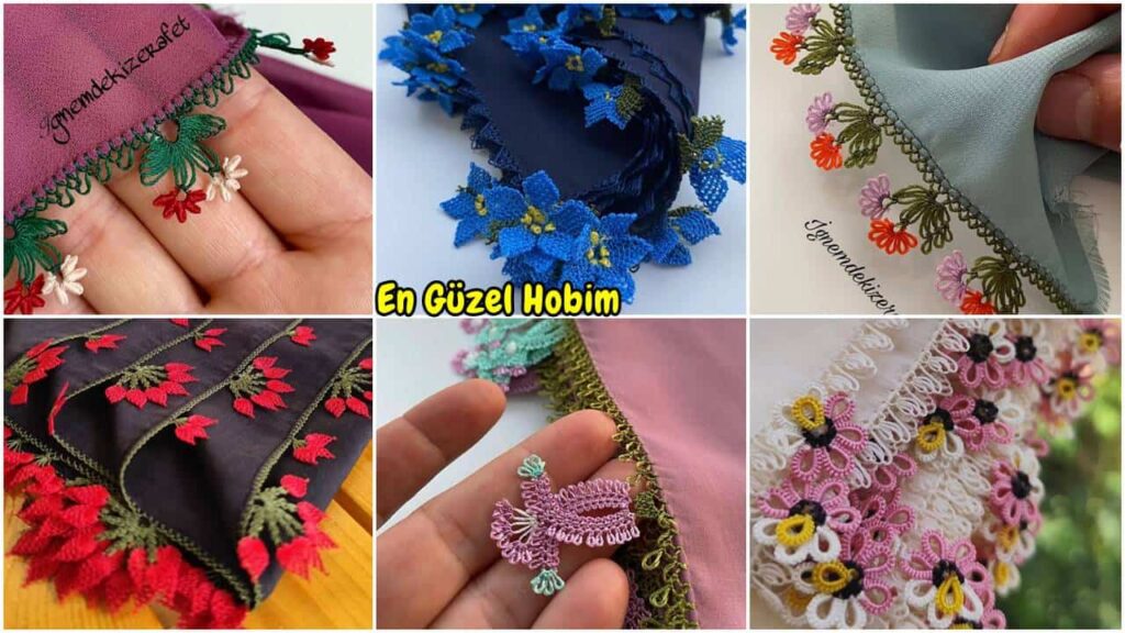 Sultanlara Yakışan Göz Alıcı İğne Oyası Modelleri | En Şık Yazma Kenarı Örnekleri