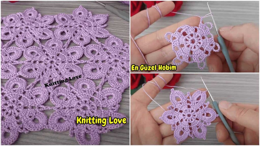 Yazlık Tığ İşi Çiçek Örgü Modeli Yapımı | Kolay ve Şık Dantel Motif Anlatımı