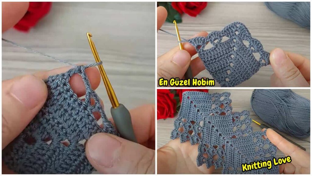 TIĞ İŞİ ÇOK ZARİF KOLAY ÖRGÜ MODELİ YAPIMI