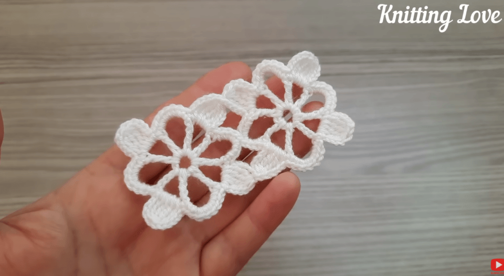 Motif birleştirme – çiçek motifleri örerken birleştirme yöntemi