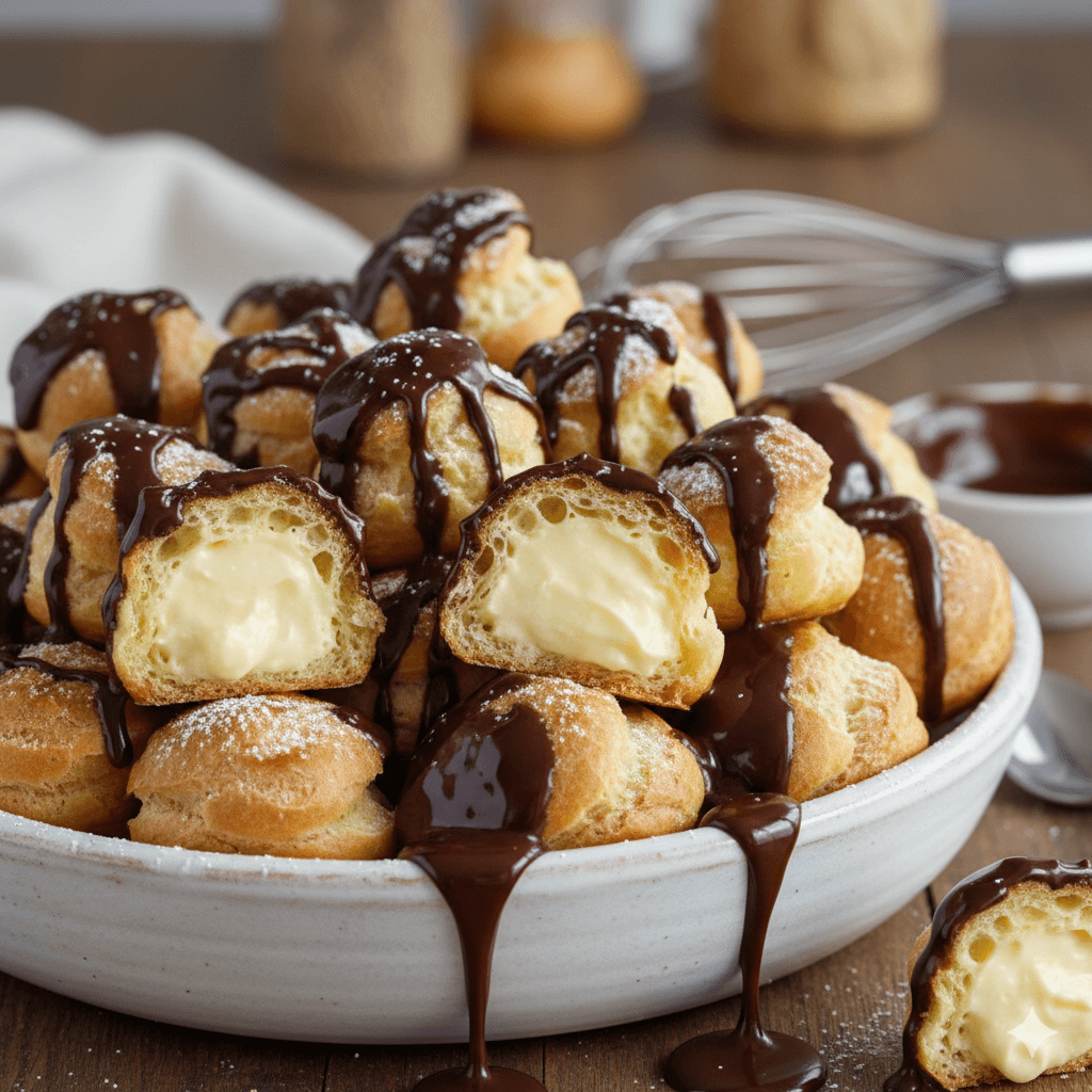 Pratik Profiterol Tarifi | Evde Tam Kıvamında Kolay Profiterol Yapımı