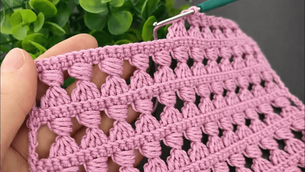 Kolay ve Gösterişli Tığ İşi Örgü Modeli | Battaniye ve Çanta İçin Crochet Stitch