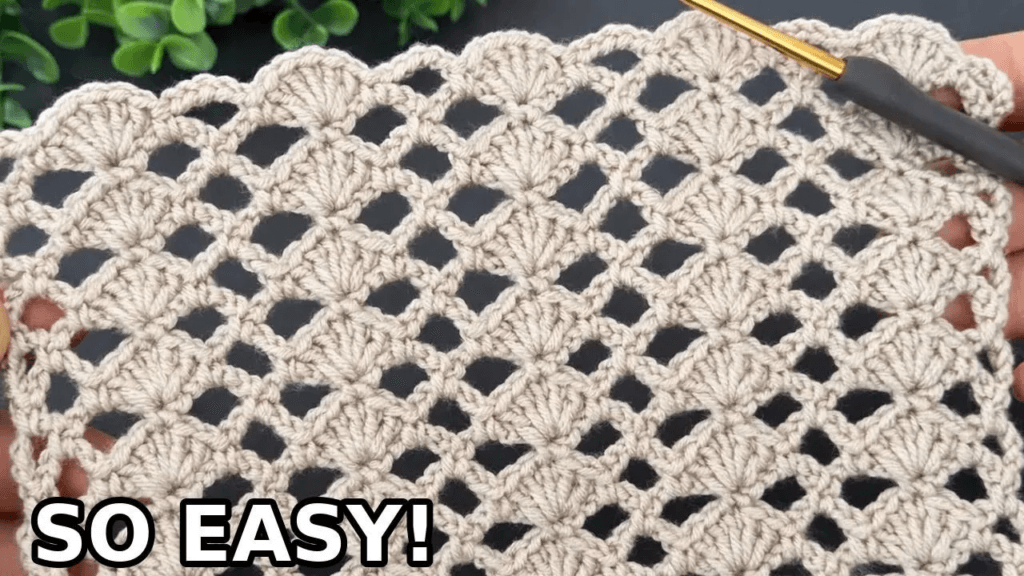 Herkes Bu File Tığ İşi Modelini Örüyor 😍 Çok Kolay Battaniye Çanta Şal Hırka Crochet Örgü Deseni