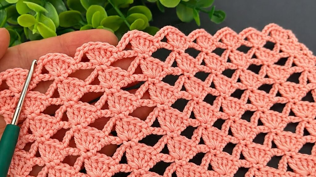 🧶 Kolay ve Lüks Görünümlü Tığ İşi Örgü Modeli | Battaniye, Şal ve Hırka İçin