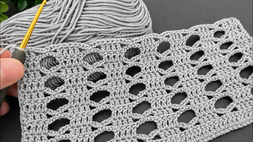 Kolay ve Gösterişli Tığ İşi Örgü Modeli | Battaniye, Çanta ve Runner İçin Crochet Pattern
