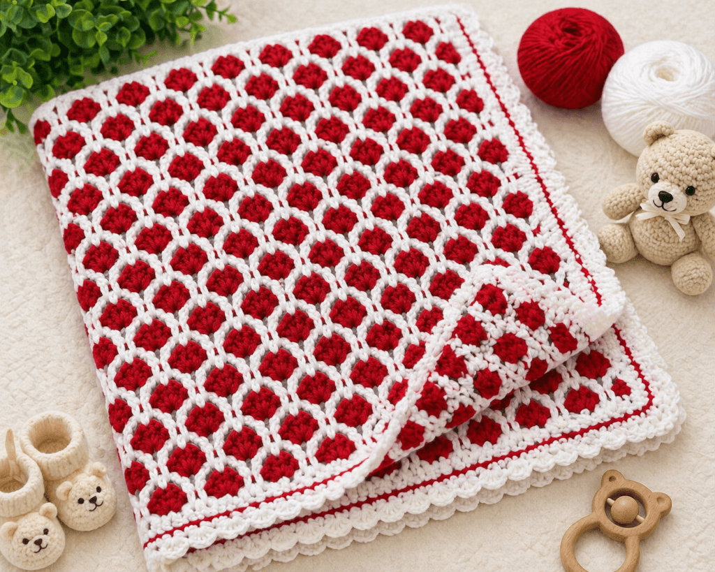 El yapımı yumuşak bebek battaniyesi, yeni doğan için tığ işi crochet baby blanket, soft handmade baby blanket for newborn, easy crochet pattern