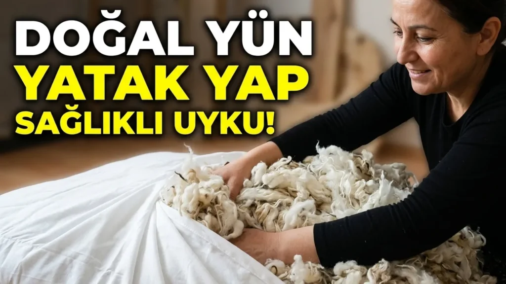 doğal yün yatak nasıl yapılır sağlıklı uyku için el yapımı wool mattress diy organic bedding