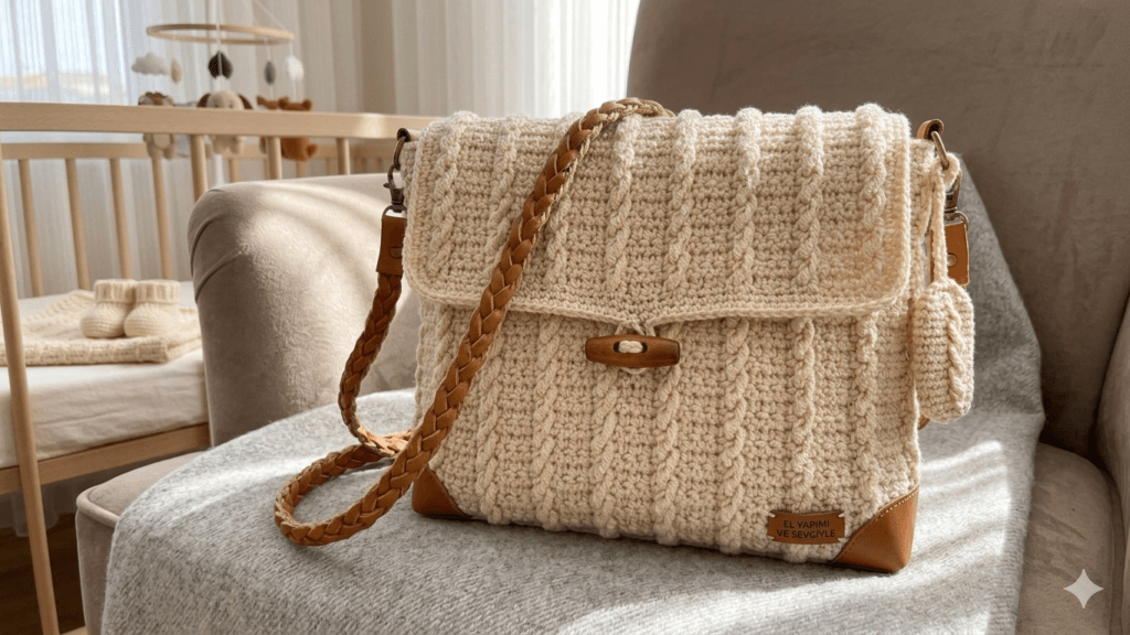 kolay tığ işi şal modeli yeni başlayanlar Easy crochet womens bag with textured stitch design, handmade stylish tote for beginners, kadın çantası tığ işi kabartmalı örgü modeli