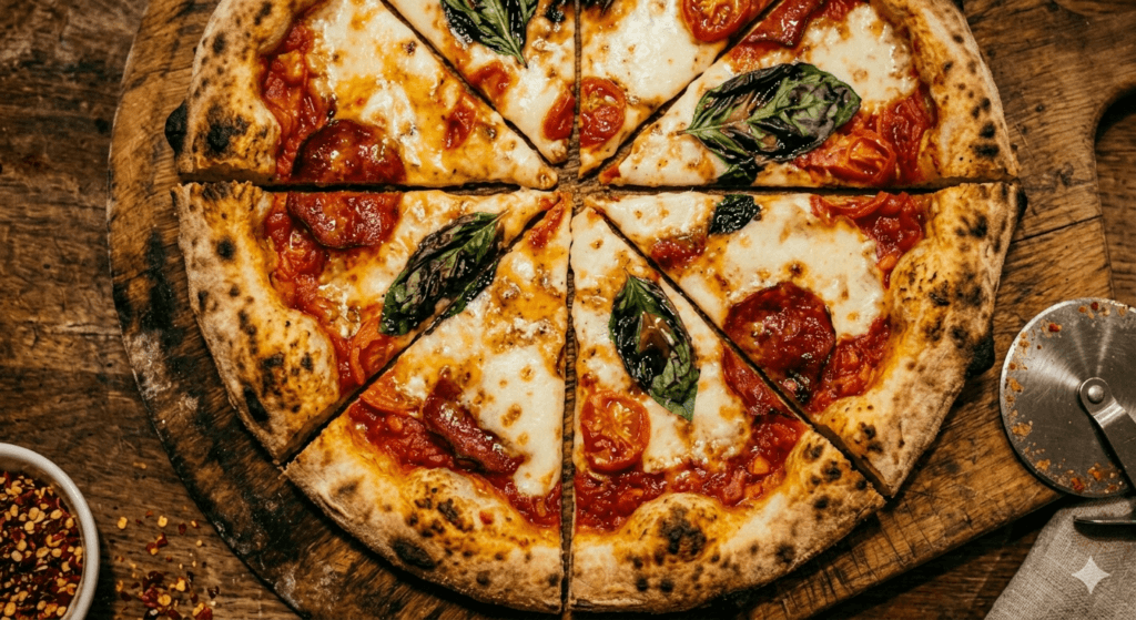 🍕 İtalyan Pizzası Tarifi (Orijinal Lezzet – Evde Taş Fırın Tadında!)