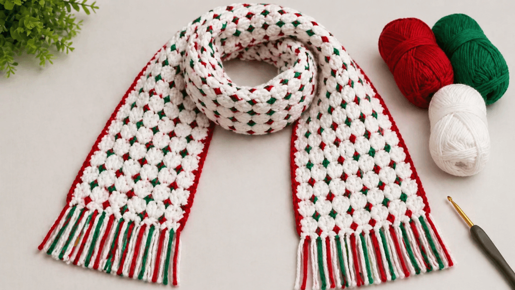 tığ işi kadın atkı modeli, crochet scarf pattern for women, handmade winter crochet scarf, easy crochet scarf for beginners, sıcak tutan örgü atkı modeli, modern ve şık kadın atkı tasarımı, soft cozy crochet scarf for cold weather