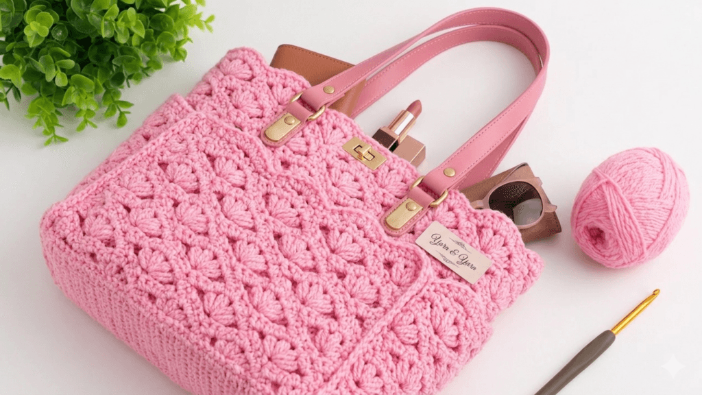 “Stylish handmade crochet women bag, tığ işi kadın çantası modeli, modern örgü çanta tasarımı, easy crochet bag for beginners, detailed handmade purse with soft yarn texture, perfect daily use bag”