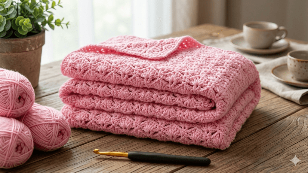 🧶 Sadece 2 Sıralı Kolay Tığ İşi Battaniye Modeli (Anlatımlı)