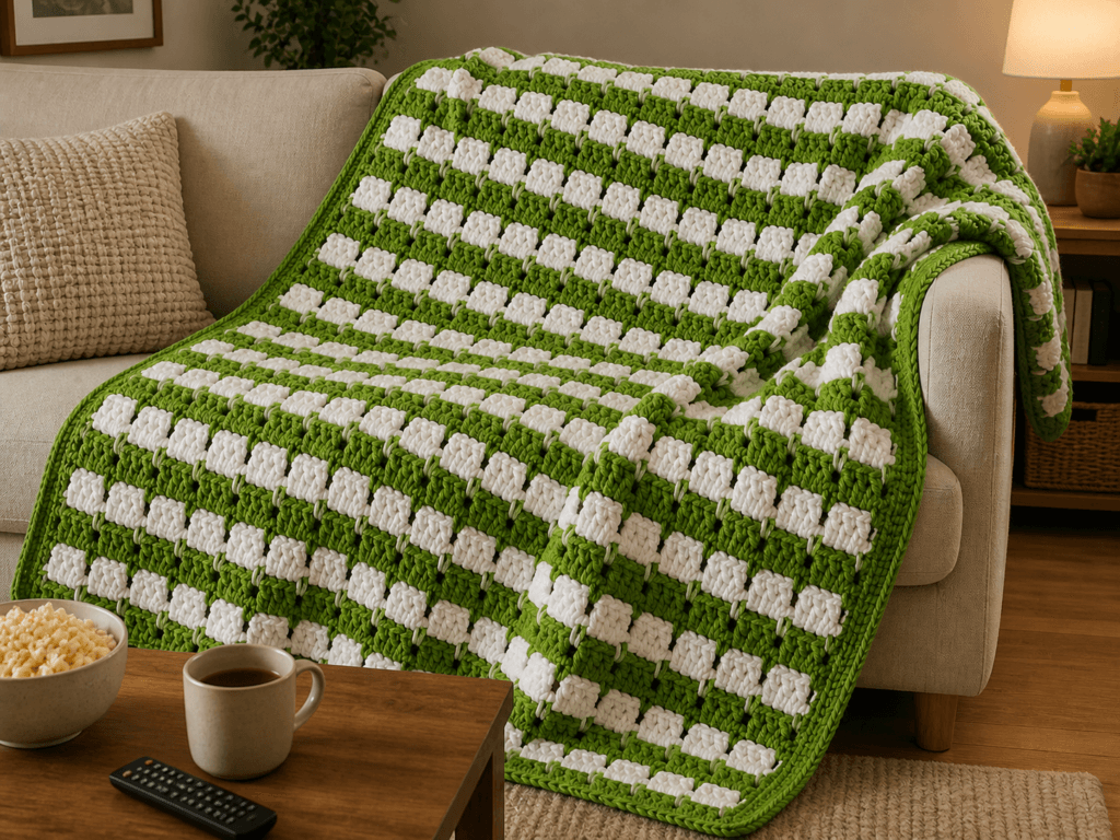 Tığ işi TV battaniyesi el yapımı crochet sıcak ve modern örgü koltuk battaniyesi modeli