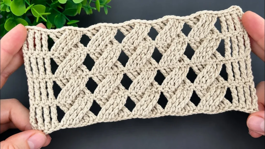 🧶 Kolay ve Gösterişli Tığ İşi Örgü Modeli Yapımı | Şaşırtıcı Derecede Kolay Crochet Deseni
