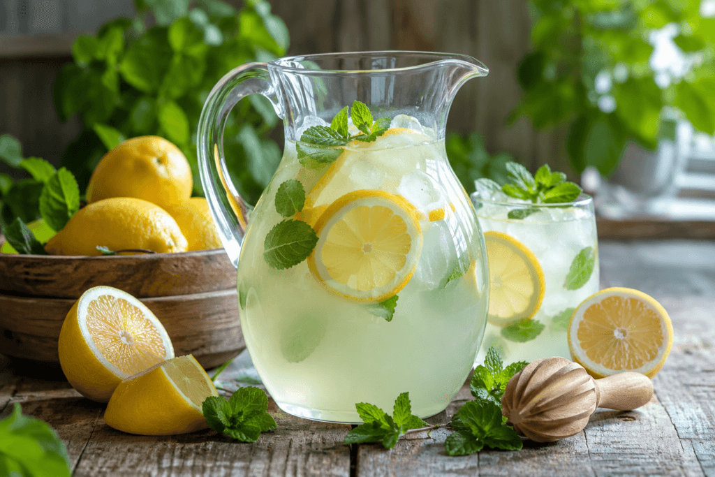 Şekersiz Limonata Tarifi | Yazın En Ferah ve Sağlıklı İçeceği