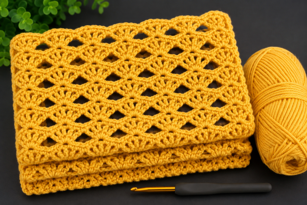 Elmas Çiçeği (Diamond Flower) Örgü Modeli: Adım Adım Yapılışı ve İpuçları